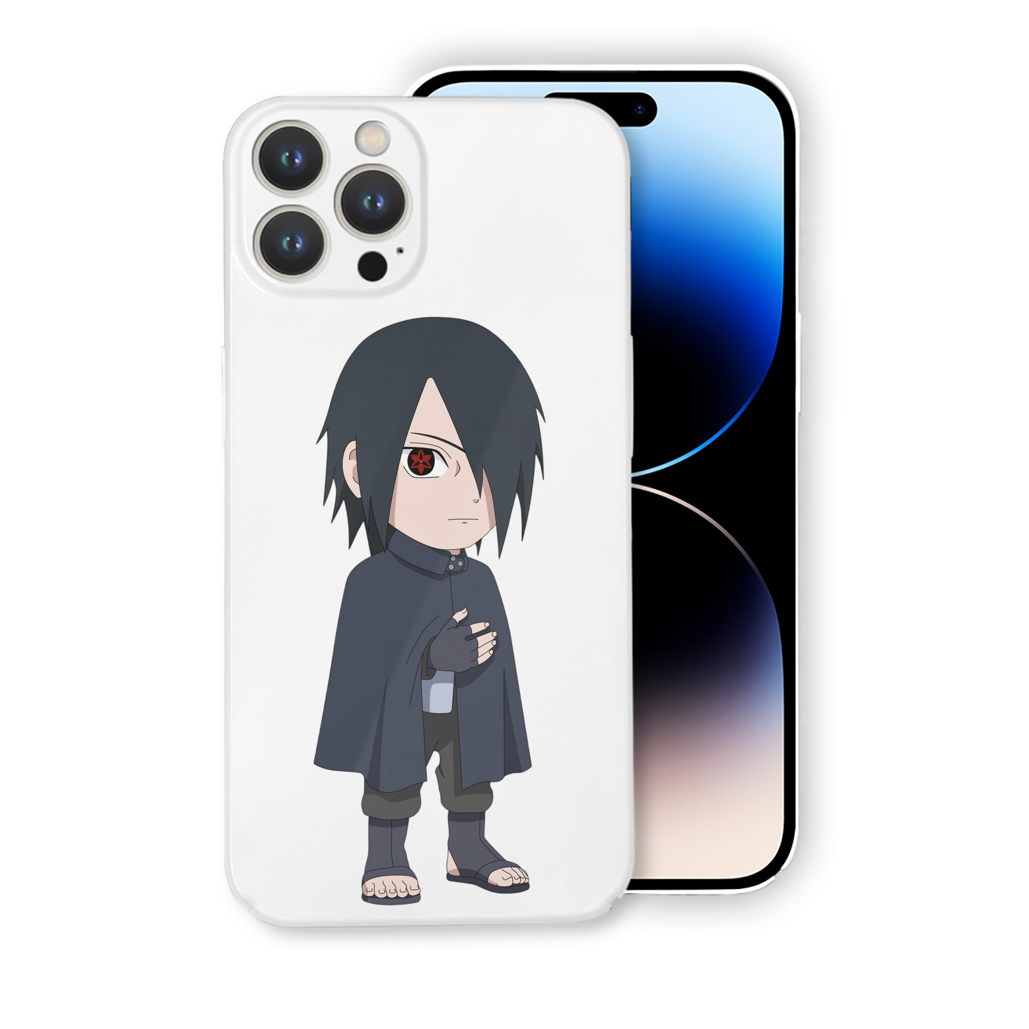 （画像用） NARUTO -ナルト- うちは サスケ Uchiha Sasuke 【iPhone 14シリーズ対応】ハードケース
